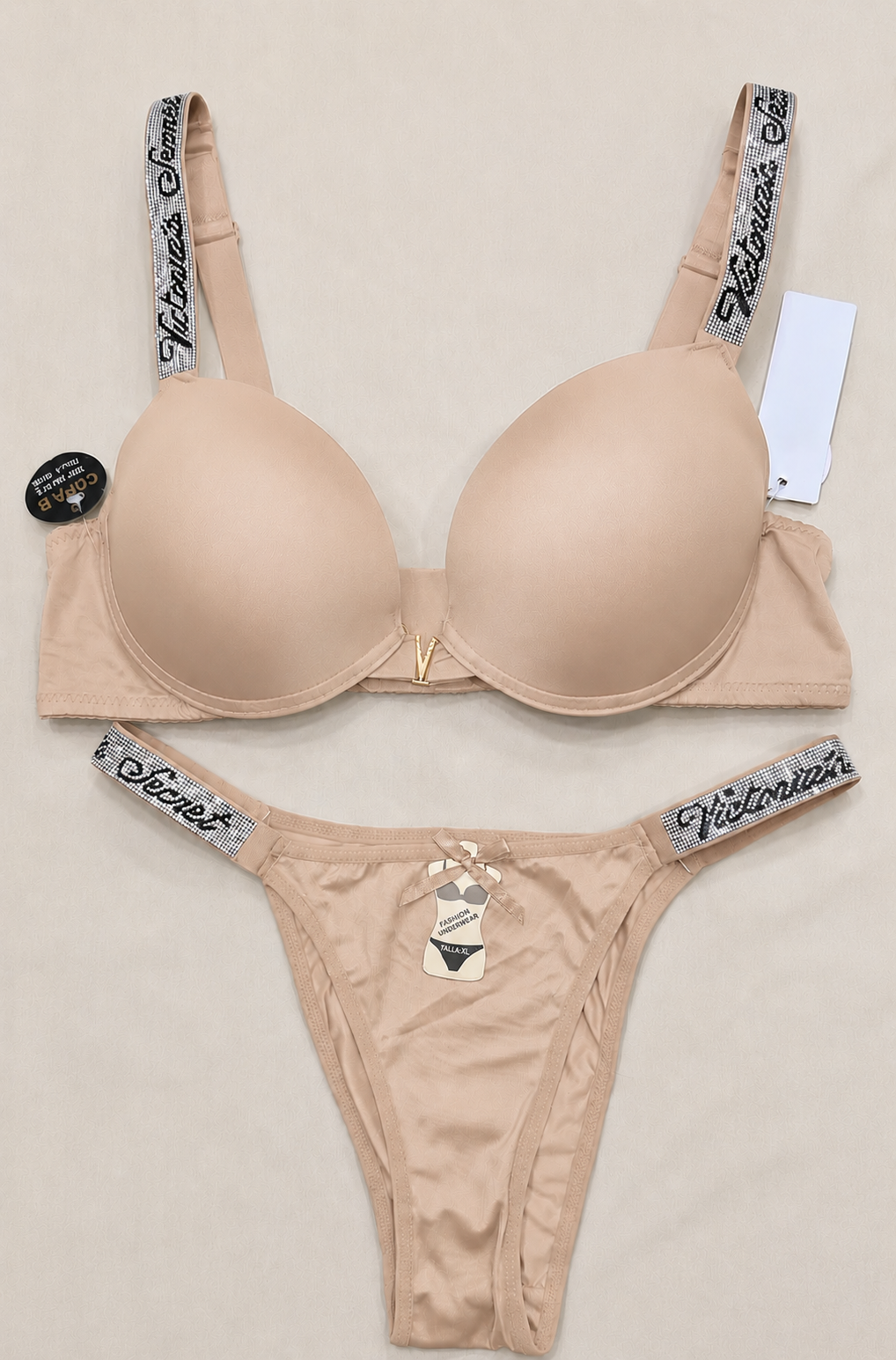 Ruby Luxe Diamond Bra Set ✨
