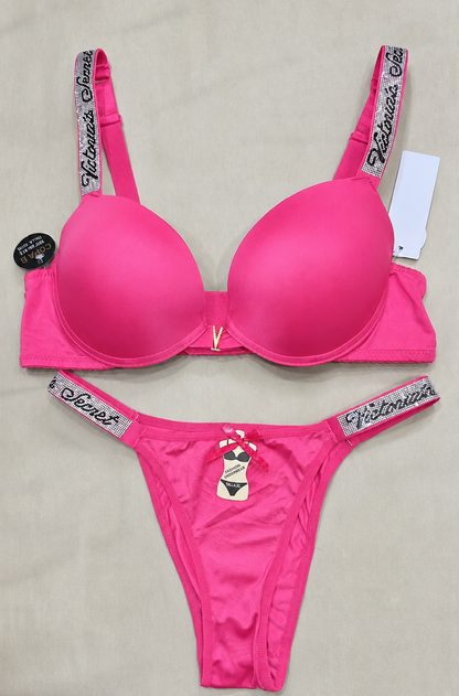 Ruby Luxe Diamond Bra Set ✨