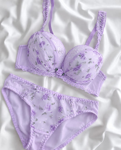 Pack of 3 Blush Petal Lace Bra Set