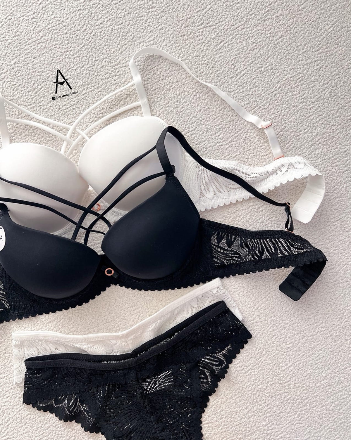 Pack of 3 Midnight Lace Comfort Bra & Panty Set